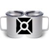 10 oz. White Stainless Steel Coffee Mug Thumbnail
