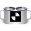 10 oz. White Stainless Steel Coffee Mug Thumbnail