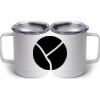 10 oz. White Stainless Steel Coffee Mug Thumbnail
