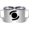 10 oz. White Stainless Steel Coffee Mug Thumbnail