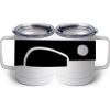 10 oz. White Stainless Steel Coffee Mug Thumbnail