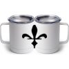 10 oz. White Stainless Steel Coffee Mug Thumbnail