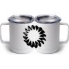 10 oz. White Stainless Steel Coffee Mug Thumbnail