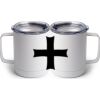 10 oz. White Stainless Steel Coffee Mug Thumbnail