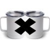 10 oz. White Stainless Steel Coffee Mug Thumbnail