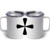 10 oz. White Stainless Steel Coffee Mug Thumbnail