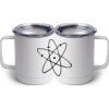 10 oz. White Stainless Steel Coffee Mug Thumbnail