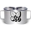 10 oz. White Stainless Steel Coffee Mug Thumbnail