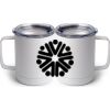 10 oz. White Stainless Steel Coffee Mug Thumbnail