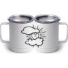 10 oz. White Stainless Steel Coffee Mug Thumbnail