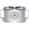 10 oz. White Stainless Steel Coffee Mug Thumbnail