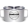 10 oz. White Stainless Steel Coffee Mug Thumbnail