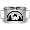 10 oz. White Stainless Steel Coffee Mug Thumbnail