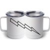 10 oz. White Stainless Steel Coffee Mug Thumbnail