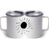 10 oz. White Stainless Steel Coffee Mug Thumbnail