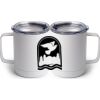 10 oz. White Stainless Steel Coffee Mug Thumbnail