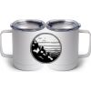 10 oz. White Stainless Steel Coffee Mug Thumbnail
