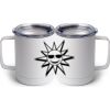 10 oz. White Stainless Steel Coffee Mug Thumbnail
