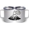 10 oz. White Stainless Steel Coffee Mug Thumbnail
