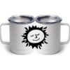 10 oz. White Stainless Steel Coffee Mug Thumbnail