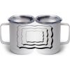 10 oz. White Stainless Steel Coffee Mug Thumbnail