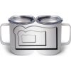 10 oz. White Stainless Steel Coffee Mug Thumbnail