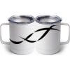 10 oz. White Stainless Steel Coffee Mug Thumbnail