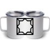 10 oz. White Stainless Steel Coffee Mug Thumbnail