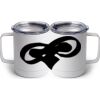 10 oz. White Stainless Steel Coffee Mug Thumbnail