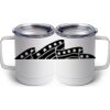 10 oz. White Stainless Steel Coffee Mug Thumbnail