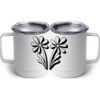 10 oz. White Stainless Steel Coffee Mug Thumbnail