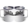 10 oz. White Stainless Steel Coffee Mug Thumbnail