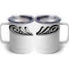 10 oz. White Stainless Steel Coffee Mug Thumbnail