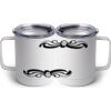 10 oz. White Stainless Steel Coffee Mug Thumbnail
