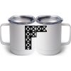 10 oz. White Stainless Steel Coffee Mug Thumbnail