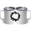 10 oz. White Stainless Steel Coffee Mug Thumbnail