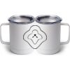 10 oz. White Stainless Steel Coffee Mug Thumbnail