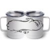 10 oz. White Stainless Steel Coffee Mug Thumbnail