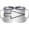 10 oz. White Stainless Steel Coffee Mug Thumbnail