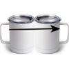 10 oz. White Stainless Steel Coffee Mug Thumbnail