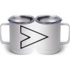 10 oz. White Stainless Steel Coffee Mug Thumbnail