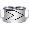 10 oz. White Stainless Steel Coffee Mug Thumbnail