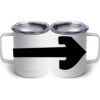 10 oz. White Stainless Steel Coffee Mug Thumbnail