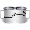 10 oz. White Stainless Steel Coffee Mug Thumbnail