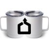 10 oz. White Stainless Steel Coffee Mug Thumbnail