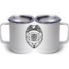 10 oz. White Stainless Steel Coffee Mug Thumbnail