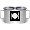 10 oz. White Stainless Steel Coffee Mug Thumbnail