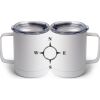 10 oz. White Stainless Steel Coffee Mug Thumbnail