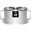 10 oz. White Stainless Steel Coffee Mug Thumbnail