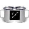 10 oz. White Stainless Steel Coffee Mug Thumbnail
